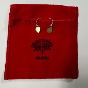 Me & Ro 10K Gold Small Lotus Earrings